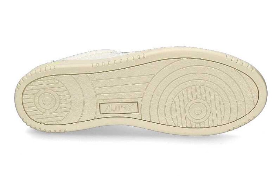 Sneakers | Autry Autry Men'S Sneaker Medalist Hairy Effect He04- Beige/White