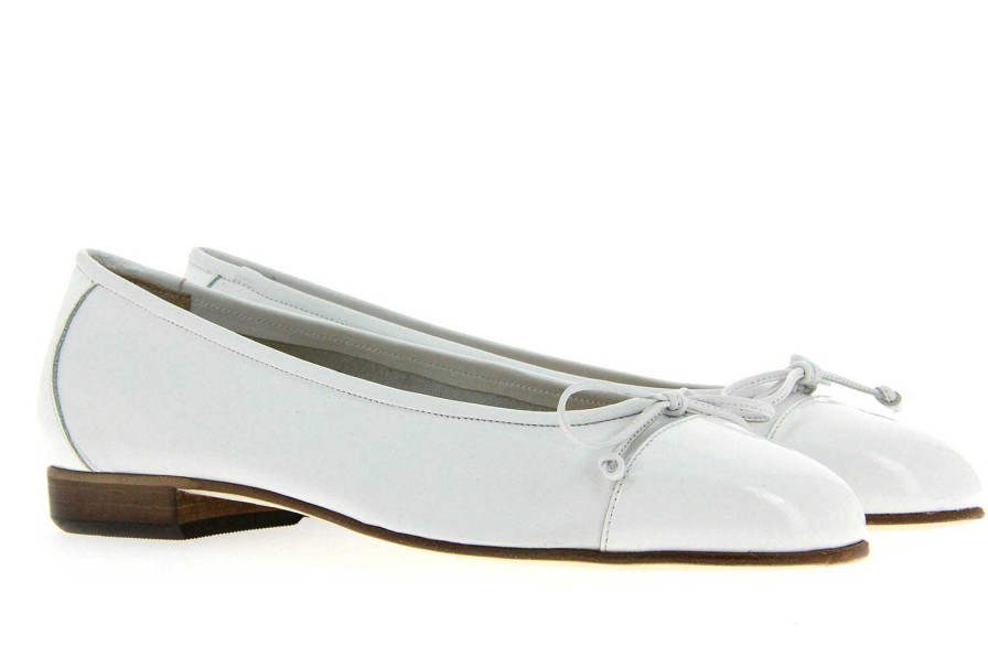 Ballet Flats | Gabriele Gabriele Ballerina Vernice Bianco Naplux Bianco