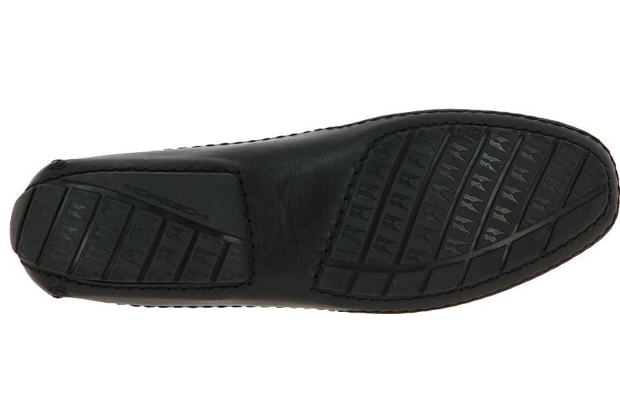 Moccasins | Moreschi Moreschi Slipper Borgogna Nero Gomma