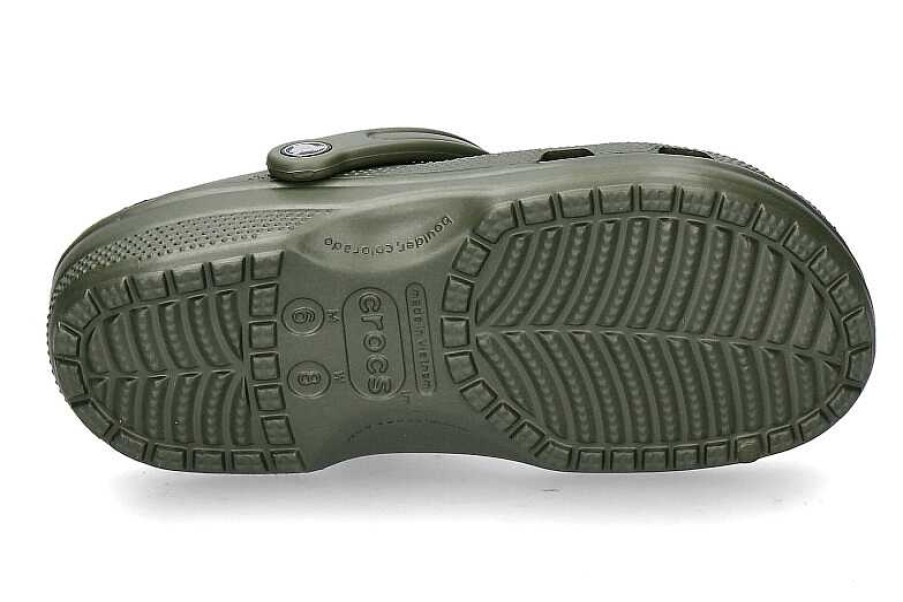 House Slippers | Crocs Crocs Mules Classic Clog Army Green/Grun