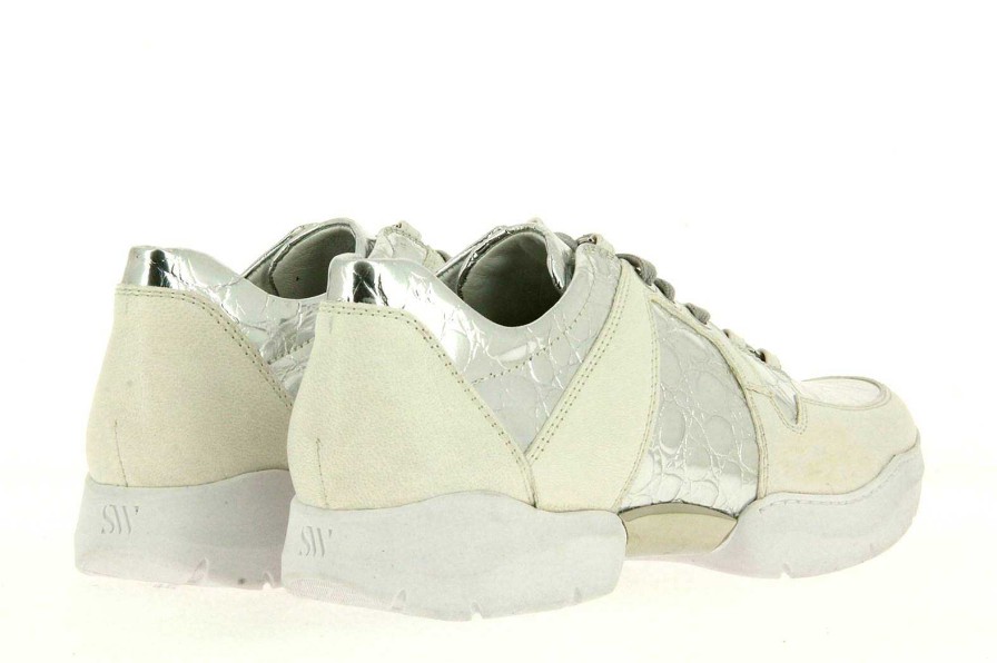 Sneakers | Stuart Weitzman Stuart Weitzman Sneaker Dreamy Silver Croco Specchio