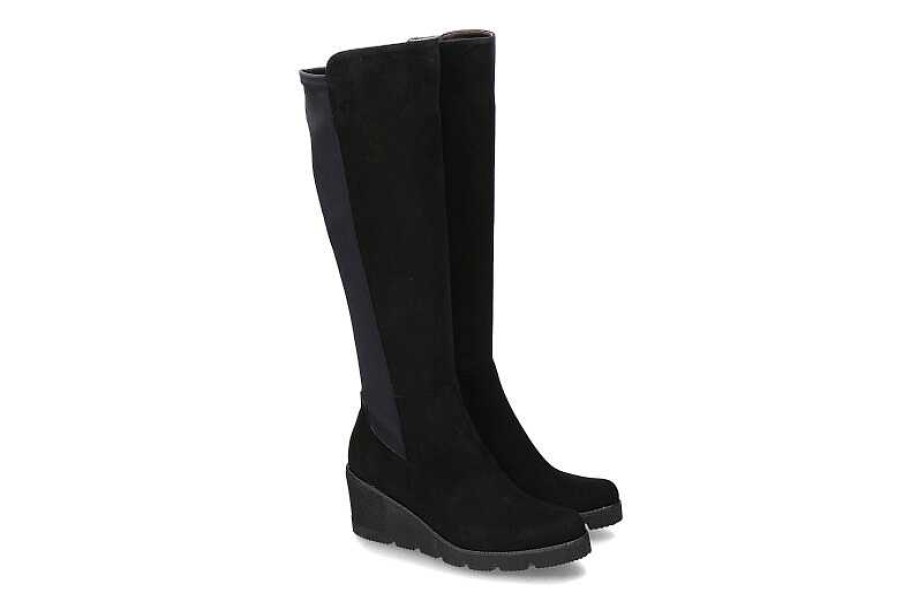 Boots | Brunate Brunate Boots Neon Camoscio Nero Step Nero