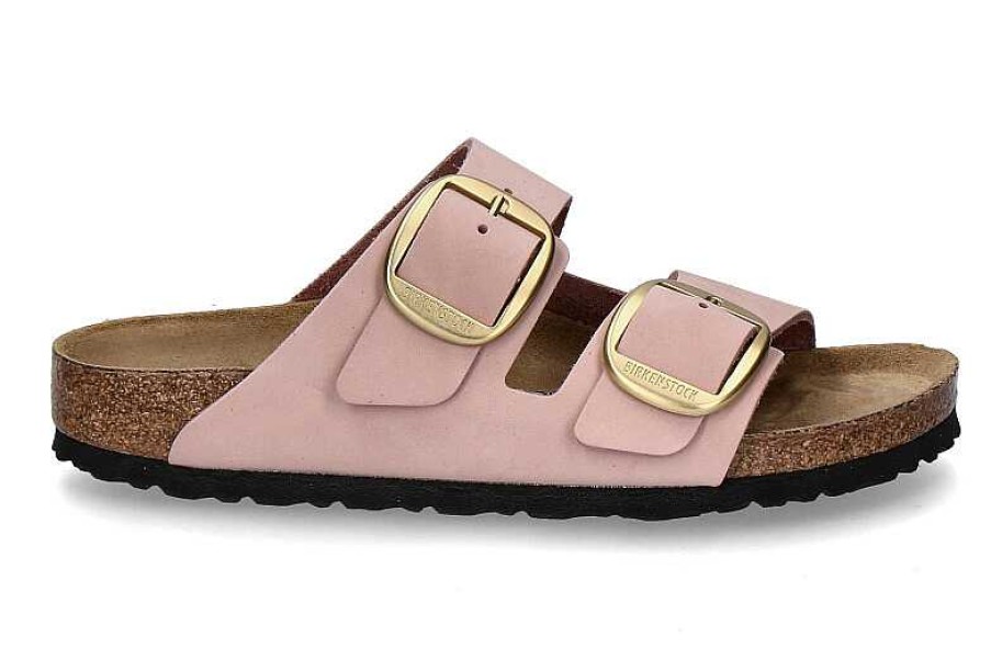 Mules | Birkenstock Birkenstock Mules Arizona Schmal Big Buckle- Soft Pink