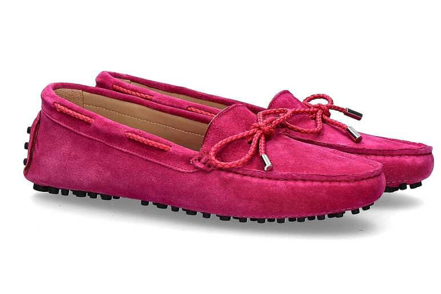 Moccasins | ScarpaRossa Scarparossa Moccasin Velour Fuxia