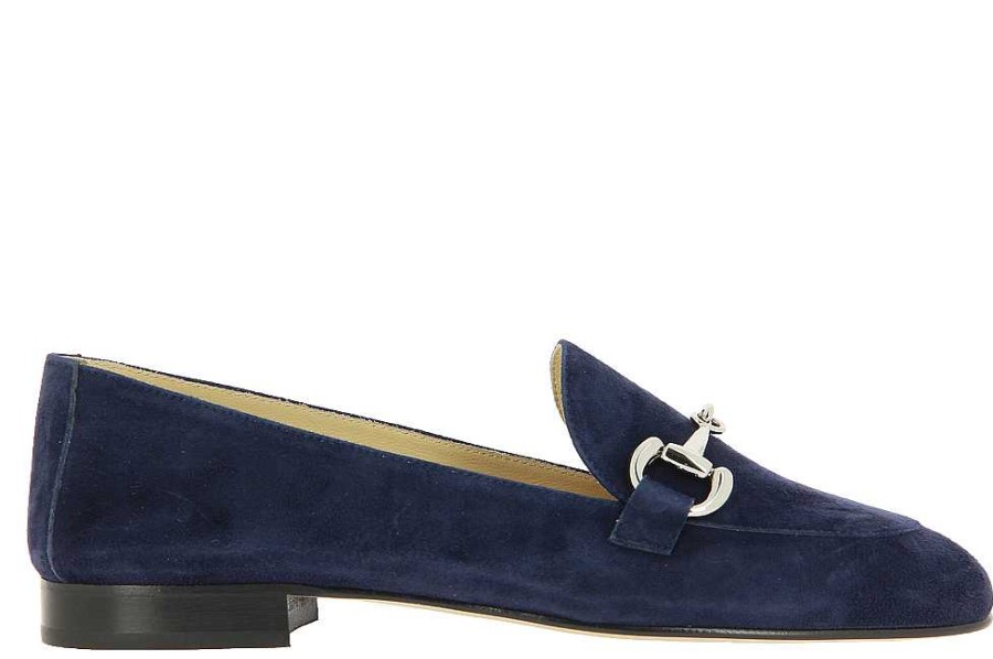 Flats | ScarpaRossa Scarparossa Slipper Agostini Camoscio Queen Blue Navy