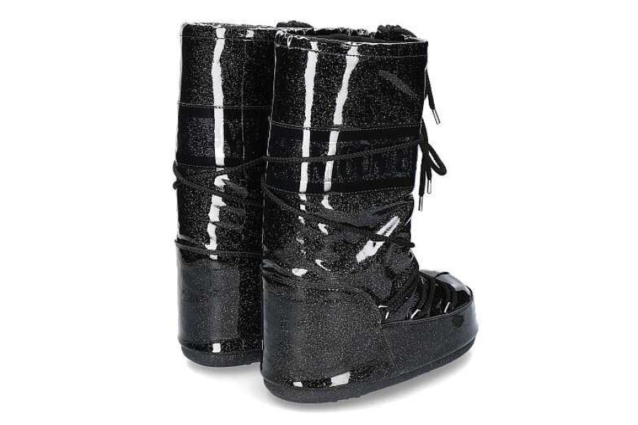 Warm Lining | Moon Boot Moon Boot Snow Boot Icon Glitter- Schwarz