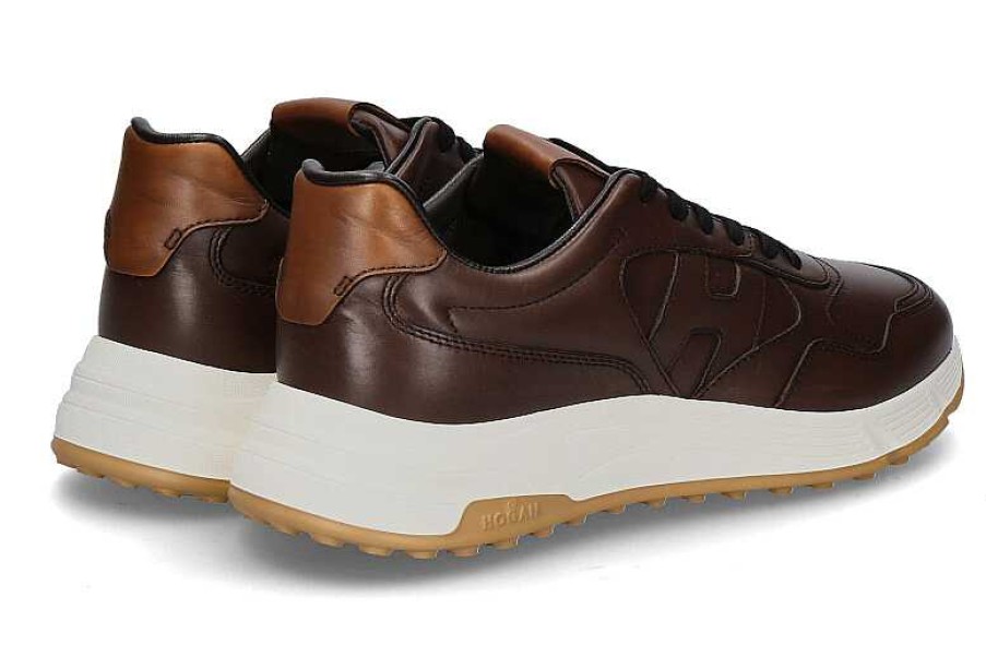 Sneakers | Hogan Hogan Men'S Sneaker Hyperlight Allacciato H- Dunkelbraun