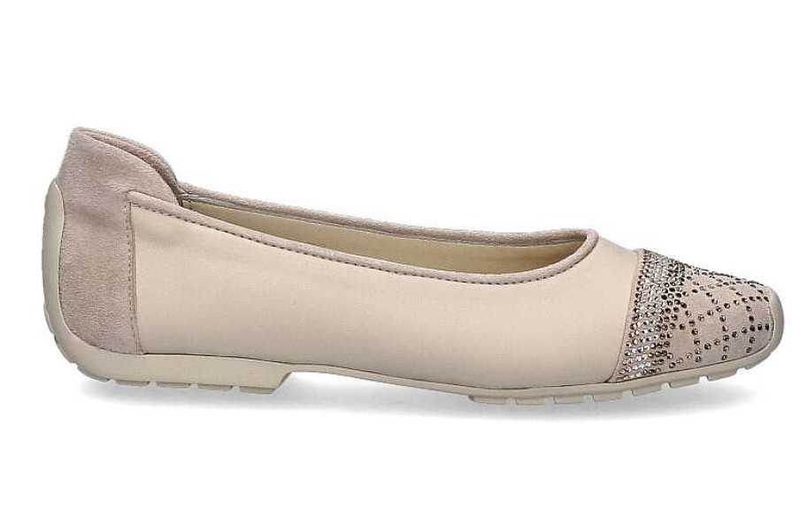 Ballet Flats | Mania Mania Ballerina Camoscio Beige