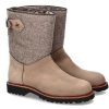 Warm Lining | Ludwig Reiter Ludwig Reiter Ankle Boots Lined Sennerin Nubuk Taupe Loden Mausgrau