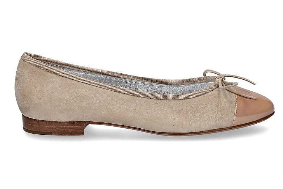 Ballet Flats | Unützer Unutzer Ballerina Camoscio Beige / Pet. Light Pink