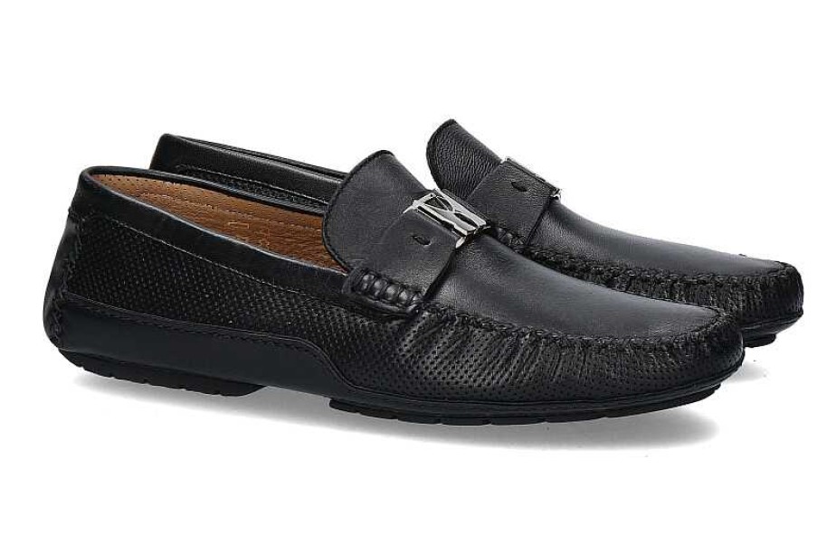 Moccasins | Moreschi Moreschi Mokassin Nappa Nero