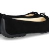 Ballet Flats | Mania Mania Ballerina Camoscio Nero