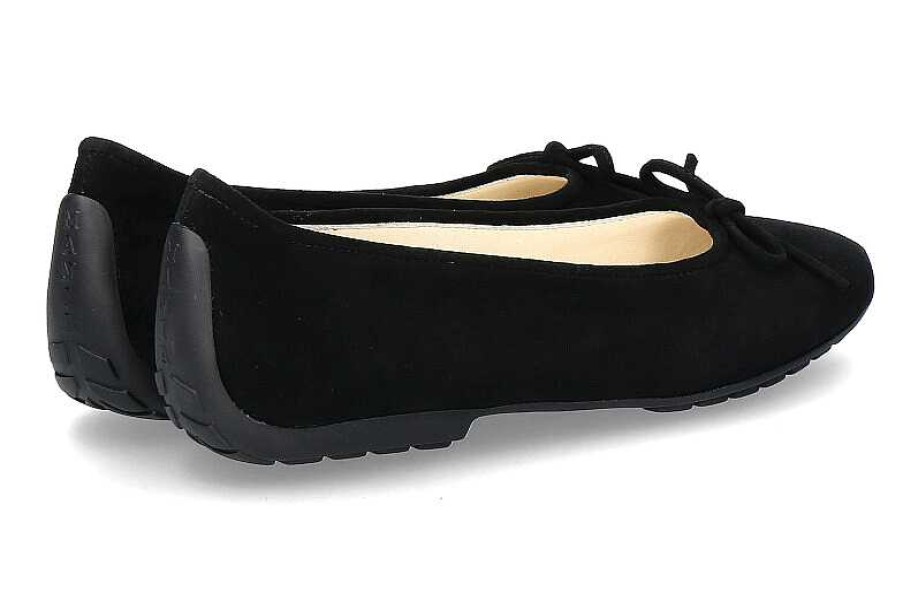 Ballet Flats | Mania Mania Ballerina Camoscio Nero