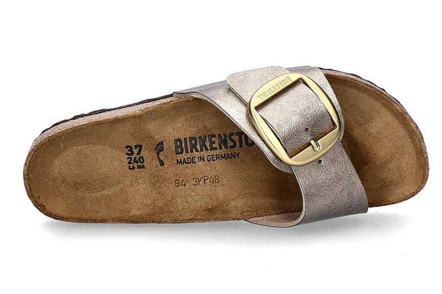 House Slippers | Birkenstock Birkenstock Mules Schmal Madrid Big Buckle Graceful Taupe