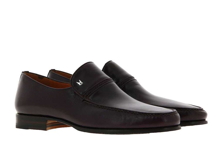 Loafers | Moreschi Moreschi Slipper Saratoga Calf Bordo