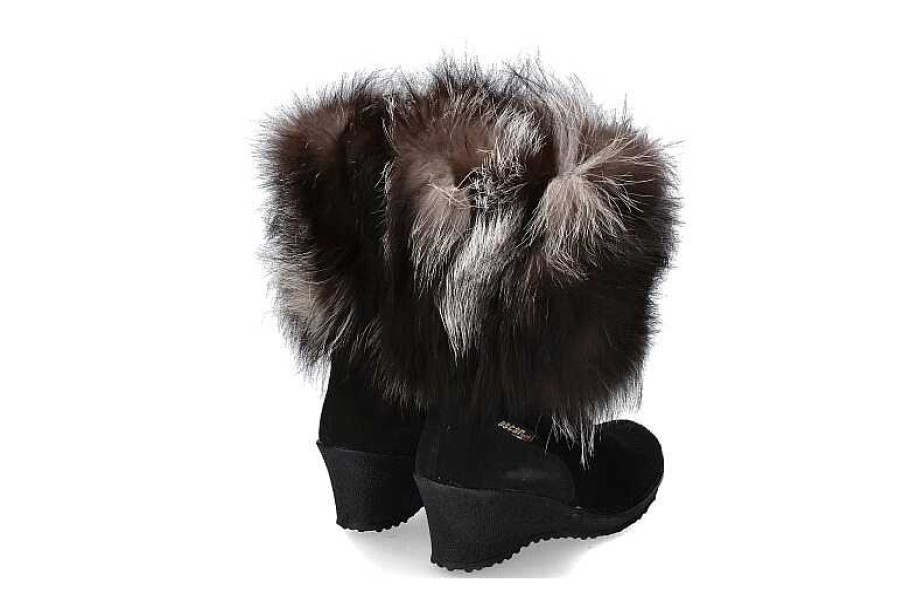 Fur Boots | Oscar Sport Oscar Sport Fur Boots Angelica Nero Argento