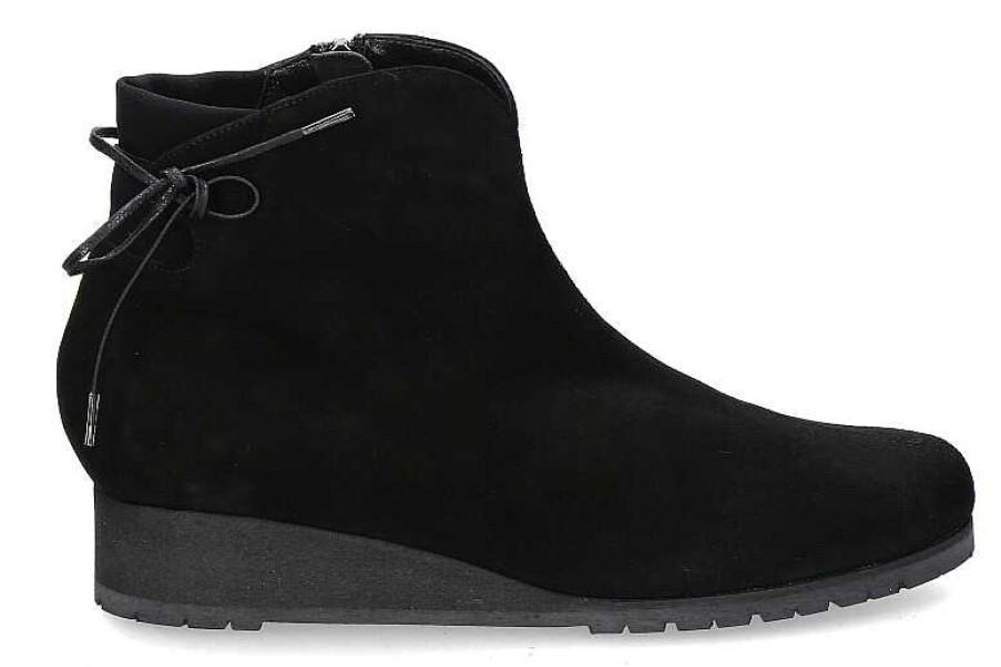 Warm Lining | Thierry Rabotin Thierry Rabotin Ankle Boots Tetris Camoscio Nero