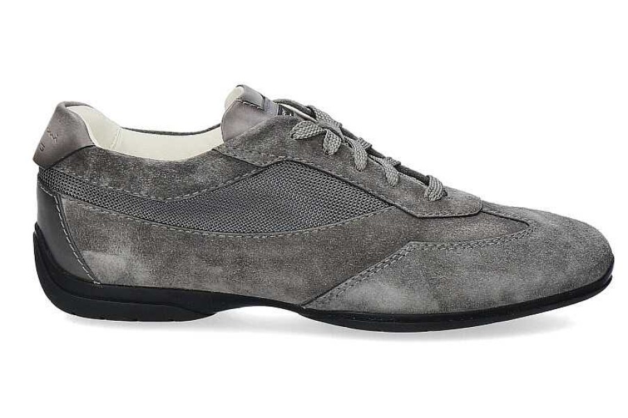 Sneakers | Santoni Santoni For Amg Sneaker Camoscio Grigio