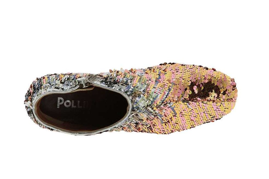 Ankle Boots | Pollini Pollini Ankle Boots Sequin Multi