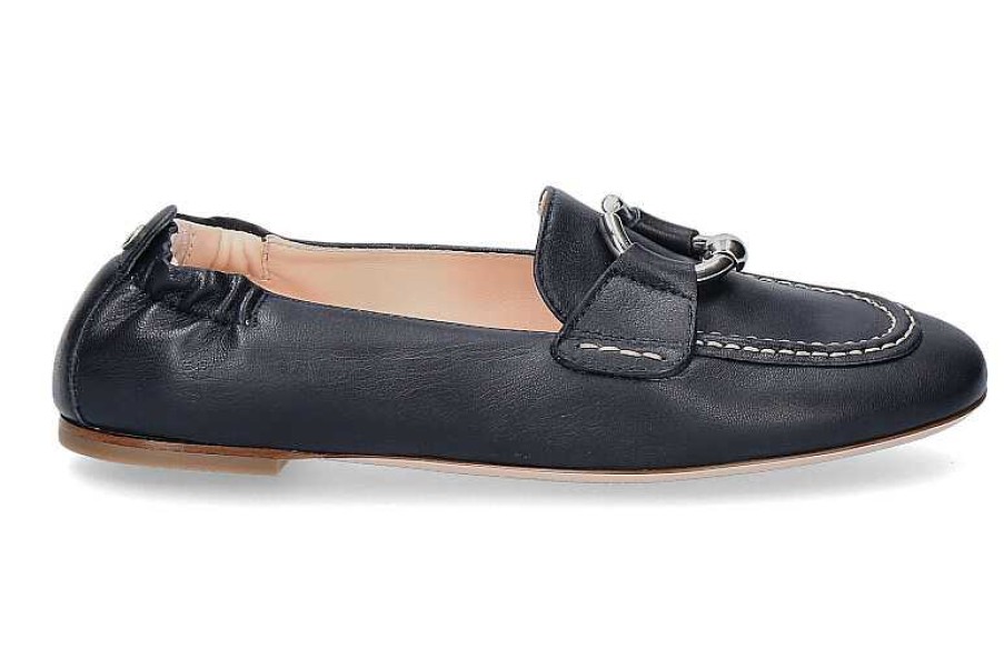 Flats | AGL Attilio Giusti Leombruni Attilio Giusti Leombruni Moccasin Sheryl Moc Night Nikel