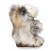 Warm Lining | Diavolezza Diavolezza Fur Boots "Gold Fox Pom Pom"