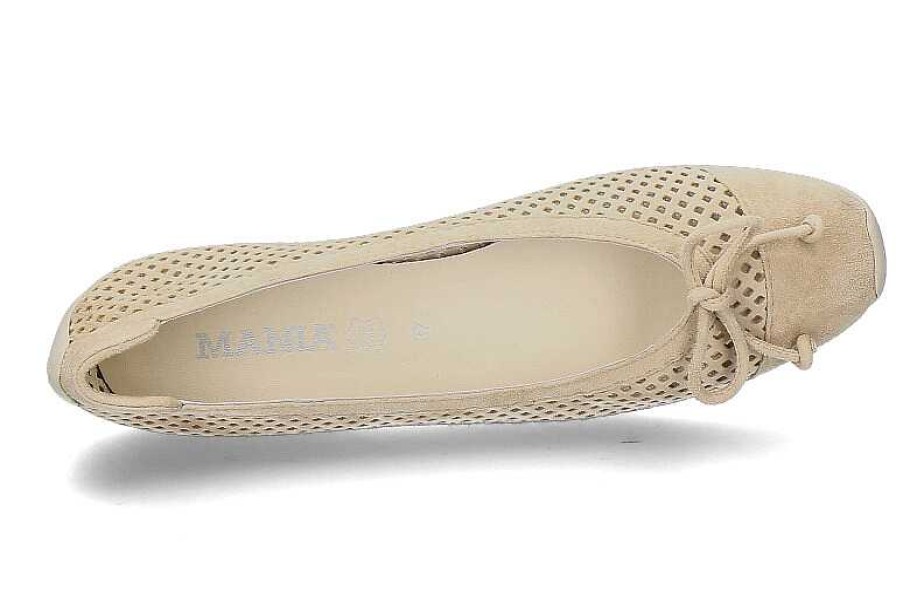 Ballet Flats | Mania Mania Ballerina Camoscio Beige