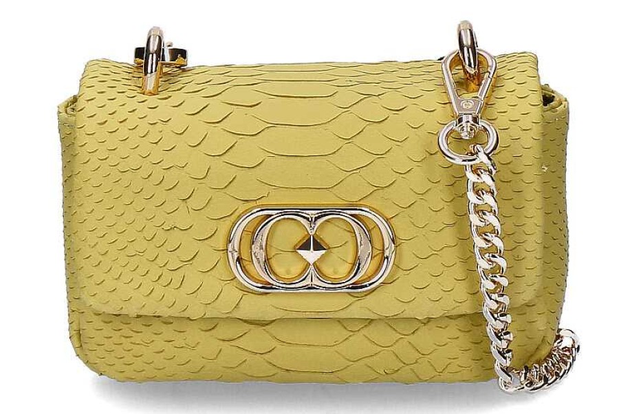 Hand Bags | La Carrie La Carrie Shoulder Bag Mini Pyton Lime