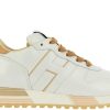 Sneakers | Hogan Hogan Sneaker H559 H Pelle Bianco Cammello