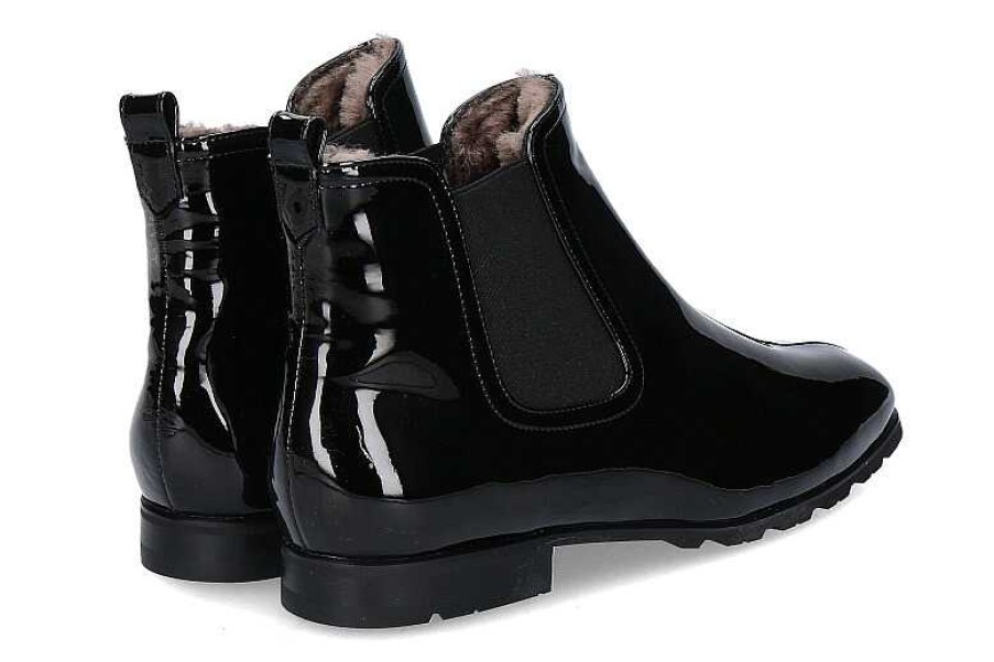 Warm Lining | Brunate Brunate Chelsea Boot Gefuttert - "Vernice Nero"