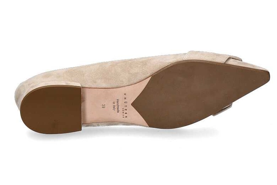 Ballet Flats | Unützer Unutzer Ballerina Camoscio 8212 Taupe - Beige