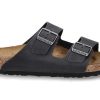 Sandals | Birkenstock Birkenstock Pantolette Arizona Normal Naturleder Schwarz