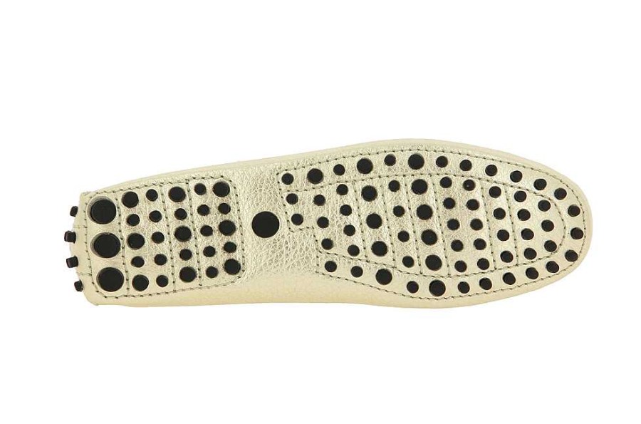 Flats | ScarpaRossa Scarparossa Slipper Gomera Shimmer Platino