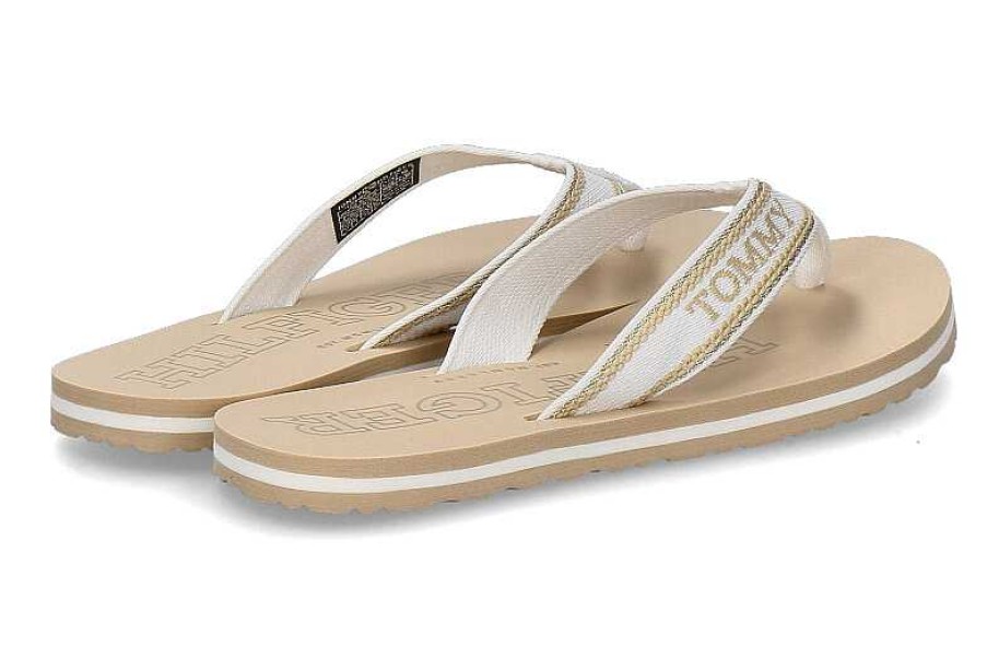 Mules | Tommy Hilfiger Tommy Hilfiger Women'S Flip Flops Beach Sandal Harvest Wheat