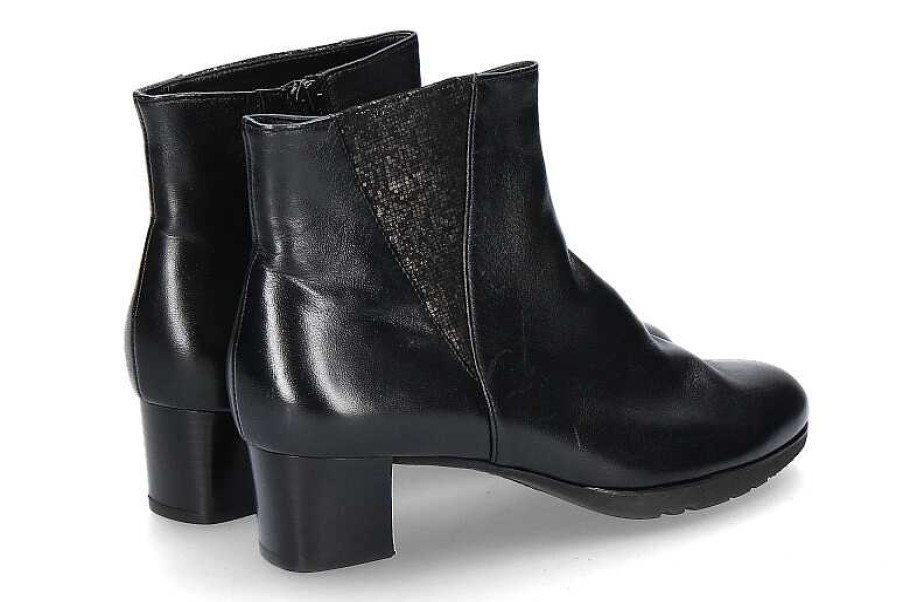 Ankle Boots | Hassia Hassia Ankle Boots Sevilla Weite-G Nappalux Black Antracit