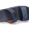 Mules | Fitflop Fitflop Pantolette Lulu Glitter Slides Midnight Navy