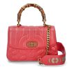 Hand Bags | La Carrie La Carrie Handle Bag Leather Coral