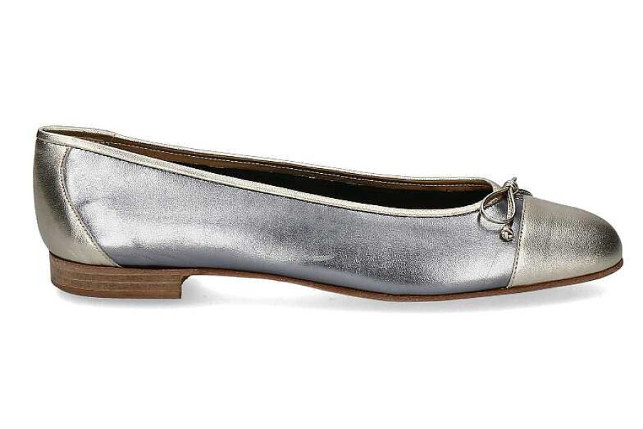 Ballet Flats | Lorbac Lorbac Ballerina Molly Laminato Acciaio