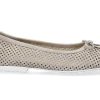 Ballet Flats | Mania Mania Ballerina Lilly Perforato Grigio