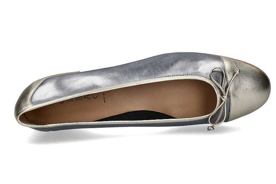 Ballet Flats | Lorbac Lorbac Ballerina Molly Laminato Acciaio