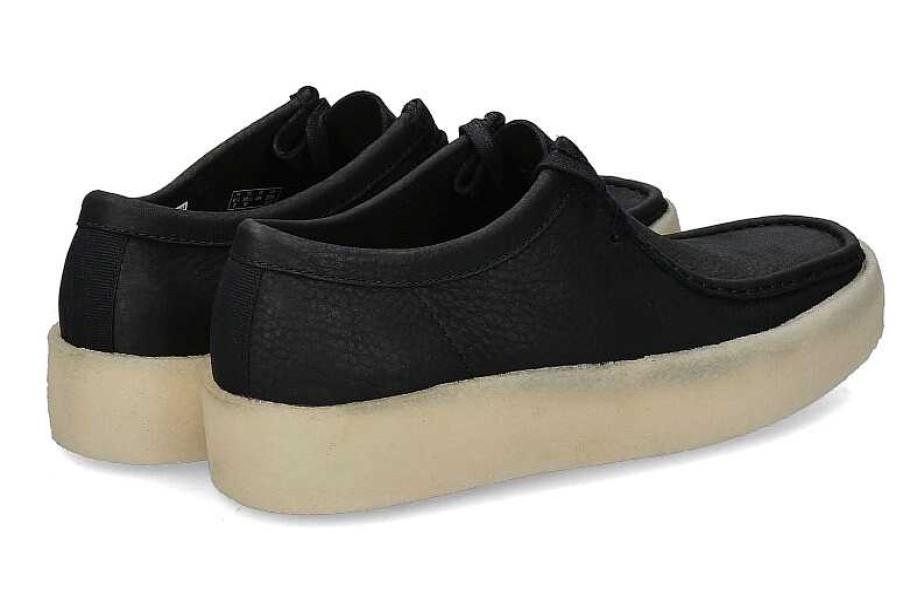 Moccasins | Boss Green Clarks Originals Lace-Up Wallabee Cup Nubuck Black