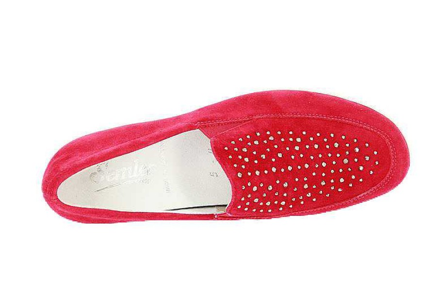 Flats | Semler Semler Slipper Judith Samt-Chevro Fire