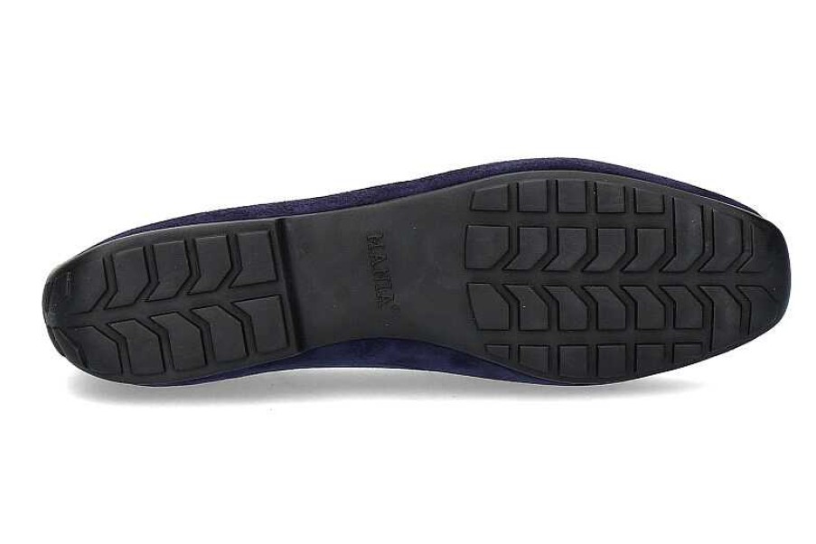 Flats | Mania Mania Loafer Camoscio Blu