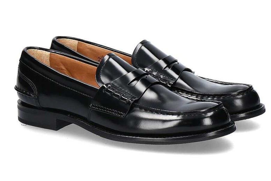 Flats | Church's Church'S Loafer Pembrey W 5 Polished Fume Black