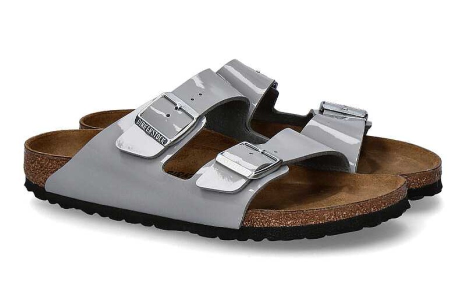 Mules | Birkenstock Birkenstock Mules Arizona Schmal Patent Alloy