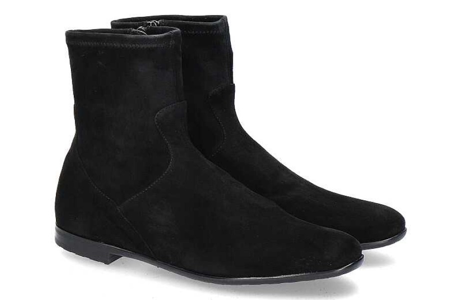 Ankle Boots | Truman's Truman'S Ankle Boots Camoscio Nero