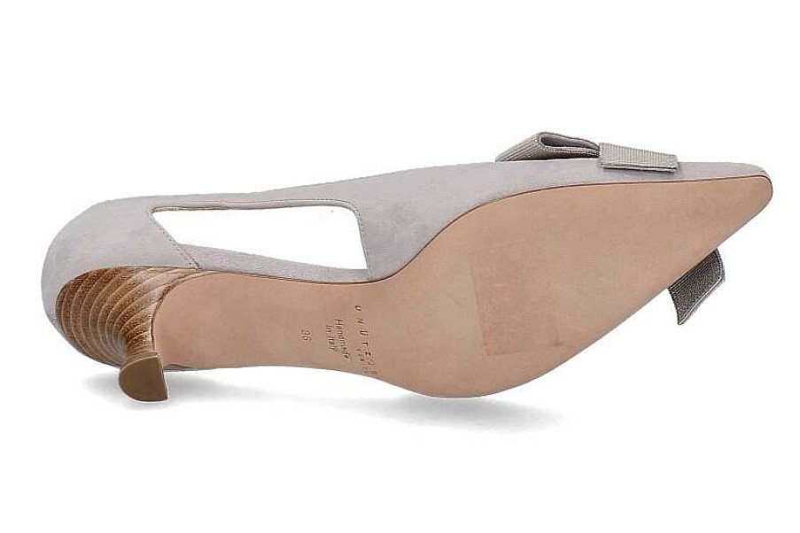 Pumps | Unützer Unutzer Pumps Calzature Donna Camoscio Grigio Chiaro