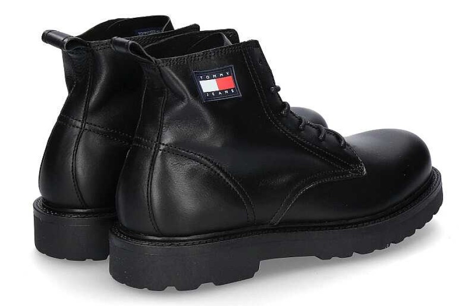 Boots | Tommy Hilfiger Tommy Hilfiger Men'S Boots Ruberized Black- Schwarz