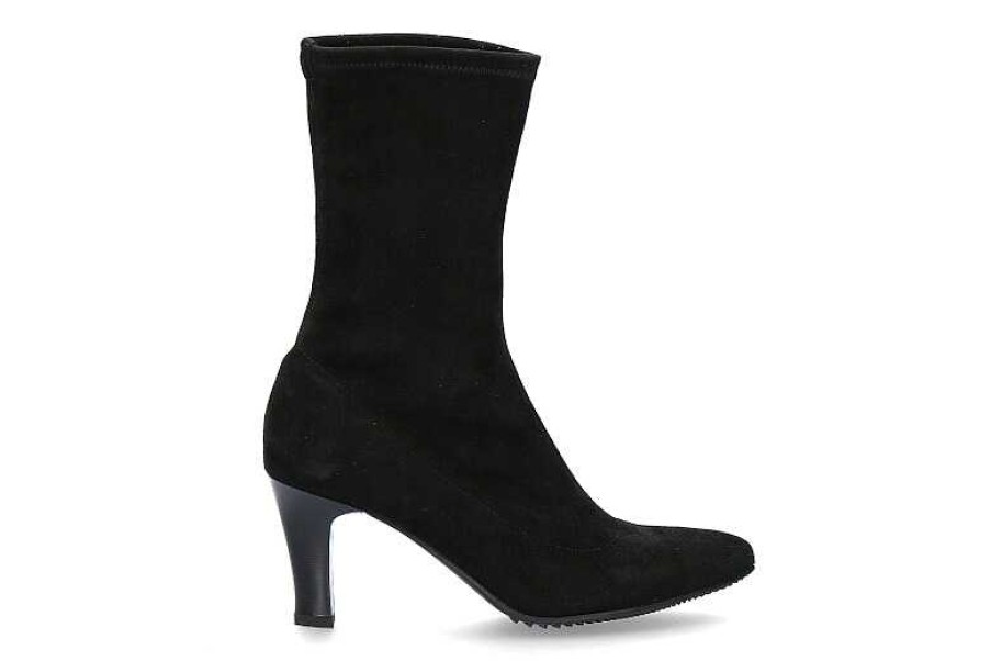 Boots | Brunate Brunate Boots Biba Camoscio Strech Nero