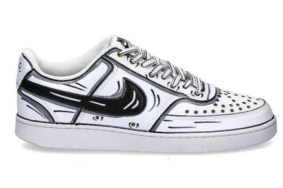 Sneakers | Ballo Da Sola Nike By Ballodasola Sneaker Cartoon Black White