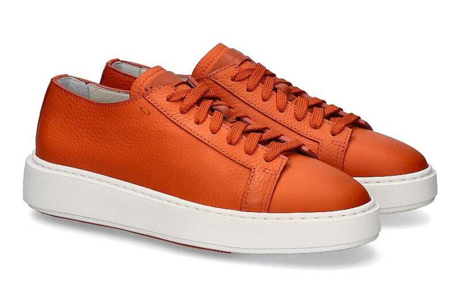 Sneakers | Santoni Santoni Women'S Sneaker Clean Icon- Orange